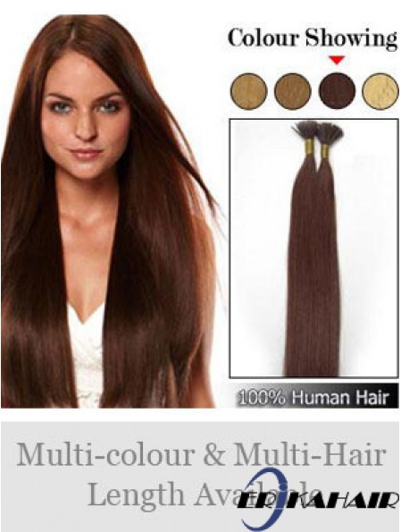 Auburn Straight Stick / I Tip Haarverlängerungen
