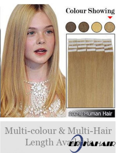Blonde Straight Perfect Remy Echthaarband in Haarverlängerungen