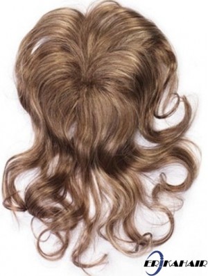 Clip In Haarteile Mit Synthettic Wavy Style Brown Farbe