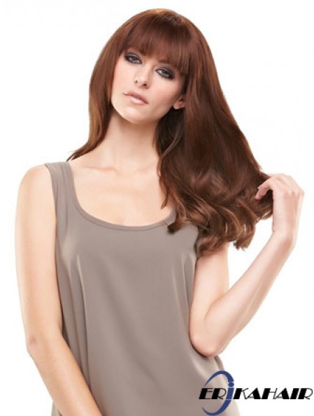 Moderne Auburn Straight Remy Echthaarspange in Haarteilen