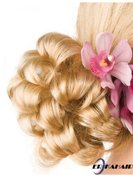 Blonde Haarwickel